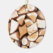 Holzfäller Keramikornament (Links)