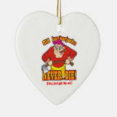 Holzfäller Keramikornament (Rechts)