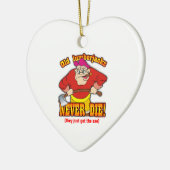 Holzfäller Keramikornament (Links)