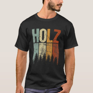 Holzfäller-Ketten-Waldbaumen T-Shirt