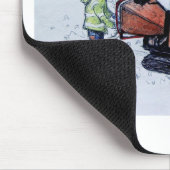 Holzfäller Mousepad (Ecke)