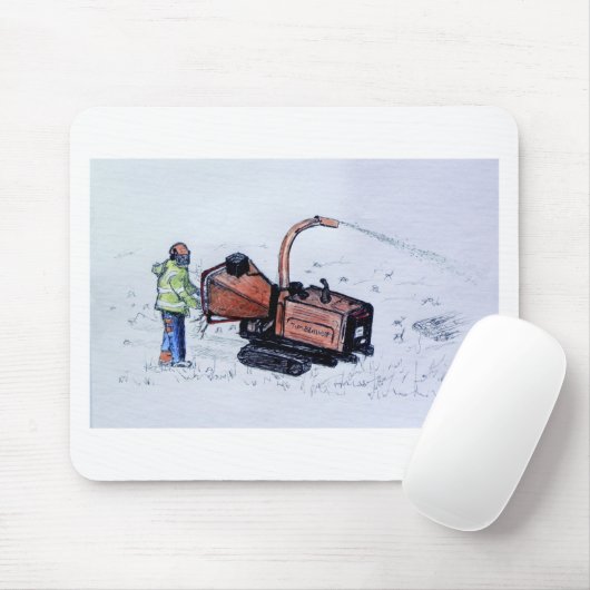 Holzfäller Mousepad (Mit Mouse)