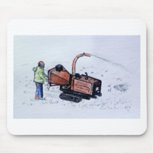 Holzfäller Mousepad