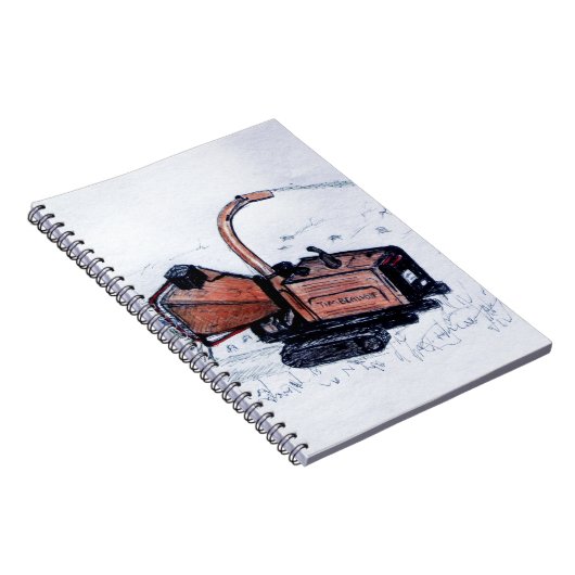 Holzfäller Notizblock (Rechte Seite)