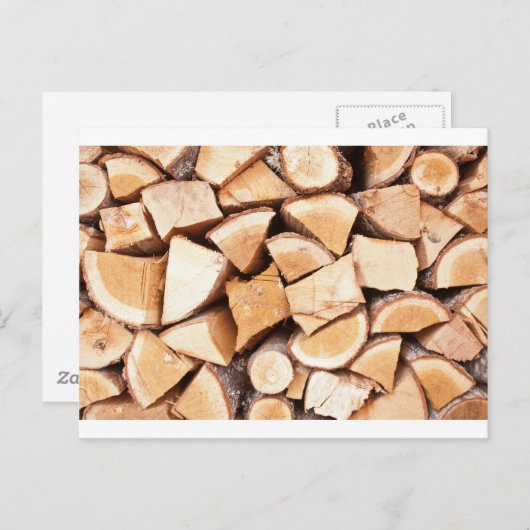 Holzfäller Postkarte (Vorne/Hinten)