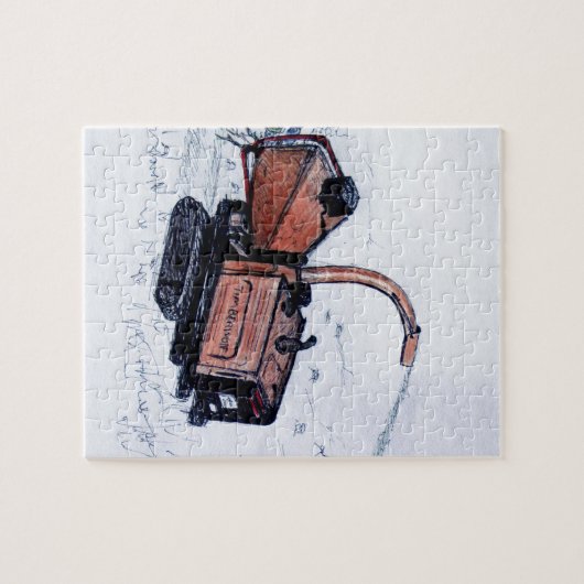 Holzfäller Puzzle (Horizontal)