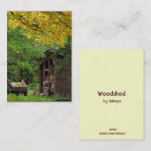 Holzfäller Visitenkarte (Vorne/Hinten)