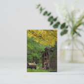 Holzfäller Visitenkarte (Stehend Vorderseite)