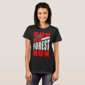 Holzfäller Waldarbeiter Forstwirt Baumfäller Baump T-Shirt (Vorne ganz)