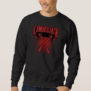 Holzfälleraxt Flanell Karo Stil Forstwirtschaft Ar Sweatshirt