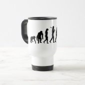 Holzfällerbaumholzfällerblockwinden Reisebecher (Vorderseite Links)