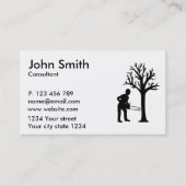 Holzfällerblockwinde Visitenkarte (Vorderseite)