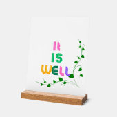 Holzfaser Acrylschild (Winkel)