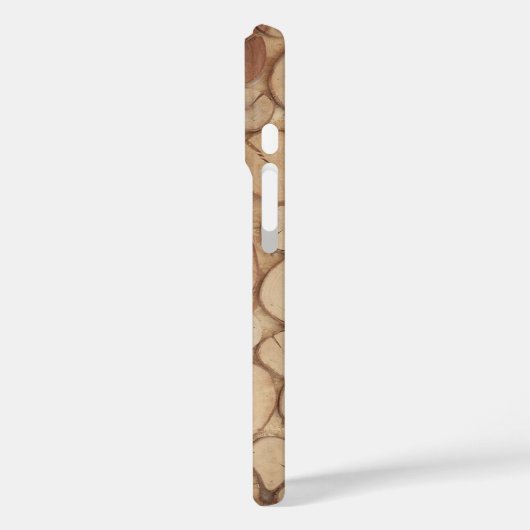 Holzfaser Case-Mate iPhone Hülle (Rückseite / Links)
