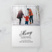 Holzfaser Feiertagskarte (Innenseite)