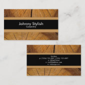 Holzfaser Visitenkarte (Vorne/Hinten)