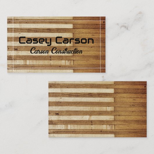 Holzfaserkonstruktion oder andere Sonderanfertigun Visitenkarte (Vorne/Hinten)