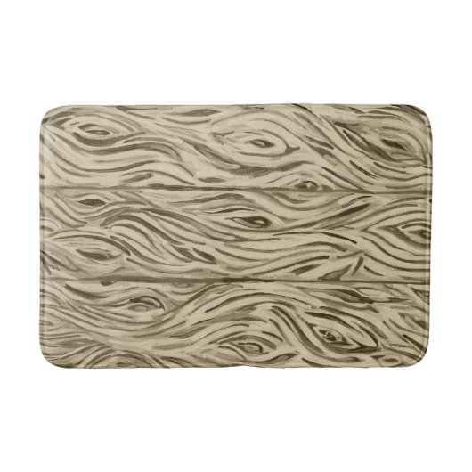 Holzfaserplatte Badematte (Vorderseite)