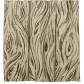 Holzfaserplatten Duschvorhang (Vorderseite)