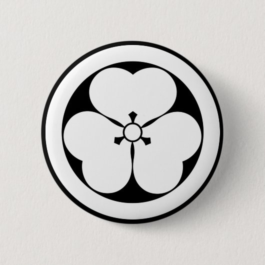 Holzfass im Kreis Button (Vorderseite)