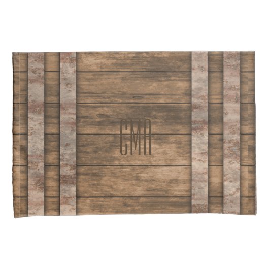 Holzfass Kissenbezug (Vorderseite-Rechts)