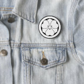 Holzfass mit kreisförmigen Schwertern Button (Beispiel)