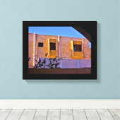 Holzfenster Leinwanddruck (Insitu (Holzboden))