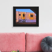 Holzfenster Leinwanddruck (Insitu (Wohnzimmer))