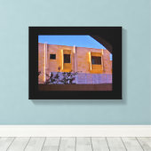 Holzfenster Leinwanddruck (Insitu (Holzboden))