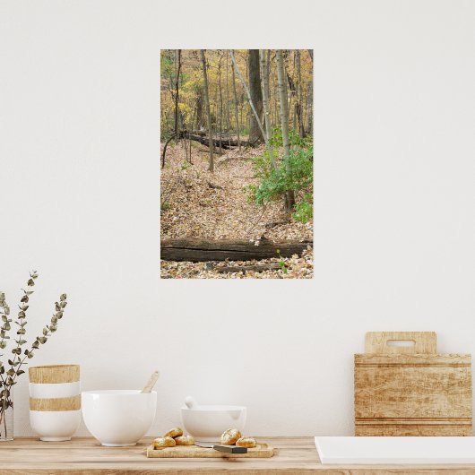 Holzfenster Poster (Küche)