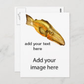 Holzfisch Postkarte (Vorne/Hinten)