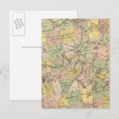 Holzflächen 6 postkarte (Vorne/Hinten)