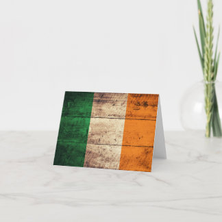 Holzflagge Karte