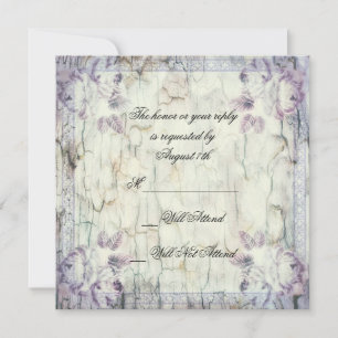Holzflorenbogen Wedding R.S.V.P. Einladung