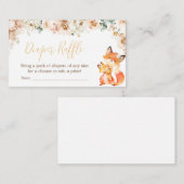 Holzflorenfuchs Kinderdusche Windelwanne Begleitkarte (Vorne/Hinten)