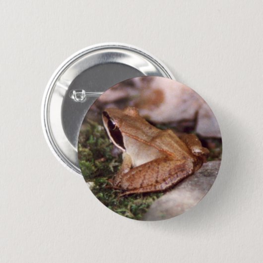 Holzfrosch Button (Vorne & Hinten)