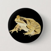 Holzfrosch Button (Vorderseite)