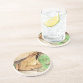 Holzfrosch Getränkeuntersetzer (Seite)