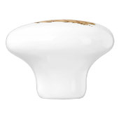 Holzfrosch Keramikknauf (Seitenansicht)