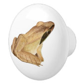 Holzfrosch Keramikknauf (Rechts)