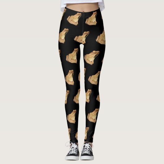 Holzfrosch Leggings (Vorderseite)