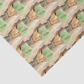 Holzfrosch Seidenpapier (Ausschnitt)