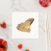 Holzfrosch Serviette (Beispiel)