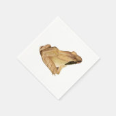 Holzfrosch Serviette (Ecke)