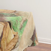 Holzfrosch Tischdecke (Beispiel)