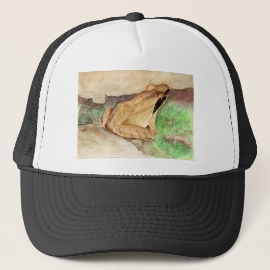 Holzfrosch Truckerkappe (Vorderseite)