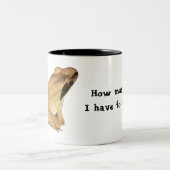 Holzfrosch Zweifarbige Tasse (Mittel)