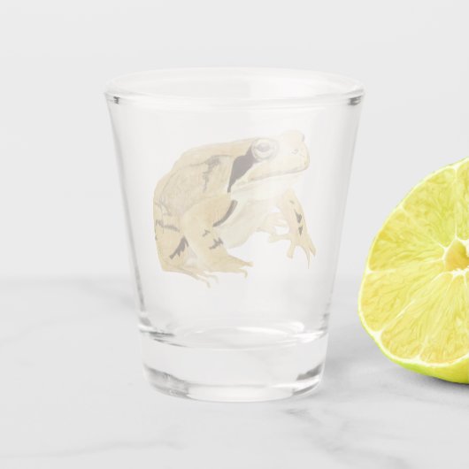 Holzfrostglas Schnapsglas (Rückseite)