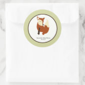 Holzfuchs bevorzugen Sticker 3,5 cm (Tasche)