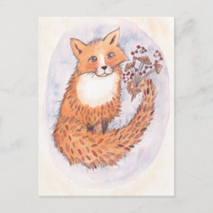 Holzfuchs Postkarte